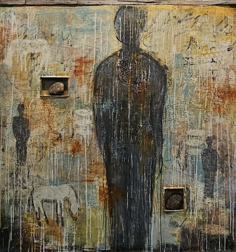 Man with Stones